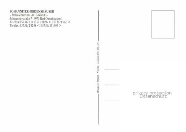 Bad Oeynhausen Johanniter Ordenshäuser Rehazentrum AHB – Bild 2