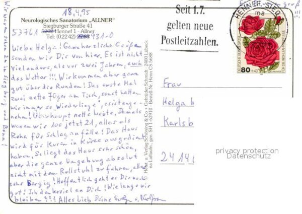 Allner Neurologisches Sanatorium Allner Fliege – Bild 2