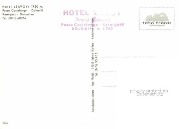Passo Costalunga Hotel Savoy Karerpass – Bild 2