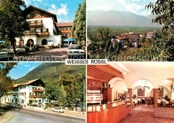 Burgstall Meran Gasthof Weisses Rössl Alpenblick