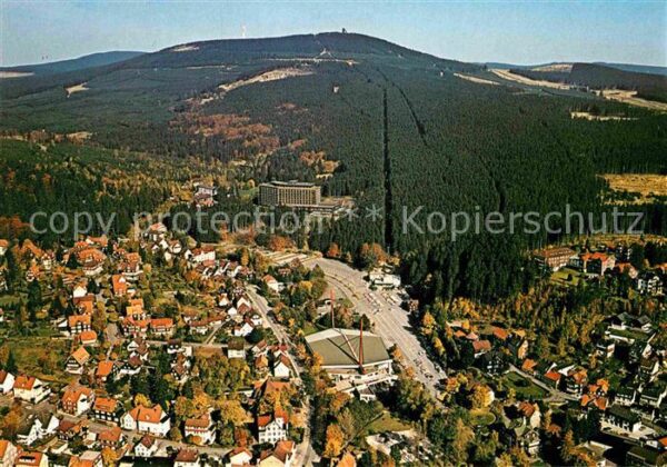 Braunlage mit Eisstadion Seilbahn Hotel Maritim u