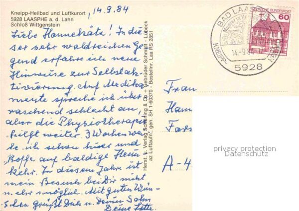 Bad Laasphe Schloss Wittgenstein Kneipp Heilbad Luf – Bild 2