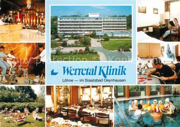 Loehne Werratal Klinik Restaurant Fitnessraum