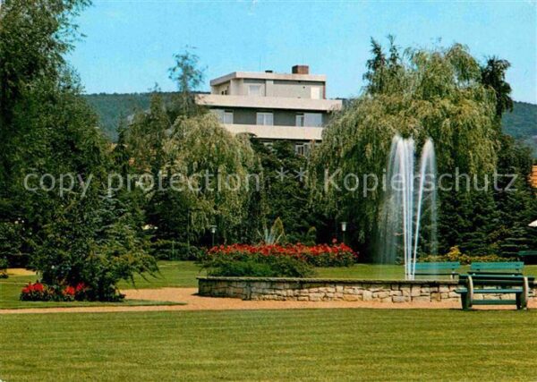 Bad Oexen Eidinghausen Sanatorium Park Fontäne
