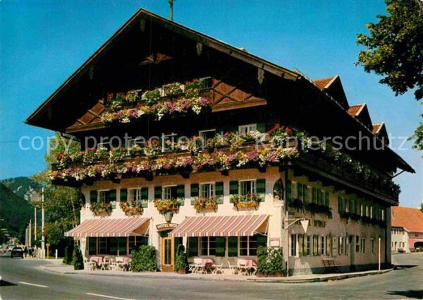 Oberammergau Hotel Wolf Blumenschmuck