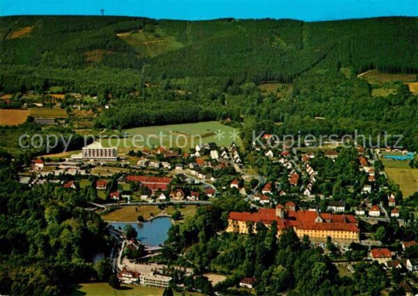Bad Iburg Teutoburger Wald Fliegeraufnahme