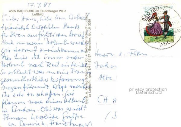 Bad Iburg Teutoburger Wald Fliegeraufnahme – Bild 2