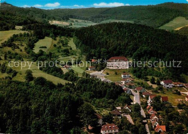 Bad Sooden-Allendorf Sonnenberg Sanatorium Fliegeraufnahme