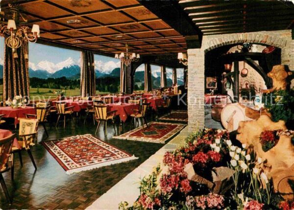 Sonthofen Oberallgaeu Berghotel Restaurant Sonnenalp Alpenbli