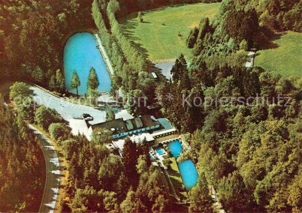Manderscheid Eifel Hotel Cafe Heidsmühle Fliegeraufnahme