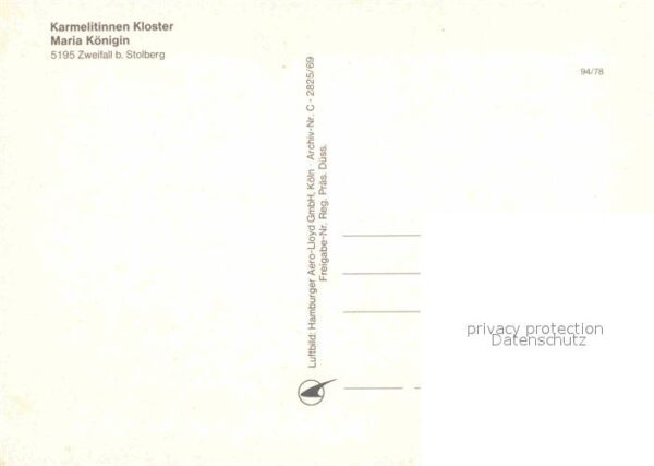 Zweifall Karmelitinnen Kloster Maria Königin Fli – Bild 2