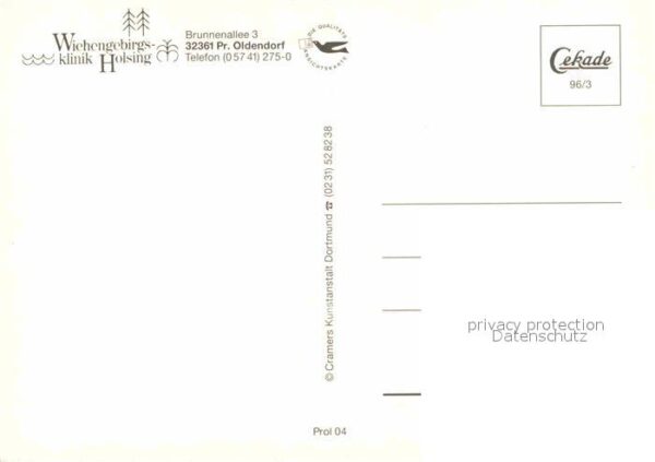 Bad Holzhausen Luebbecke Wiehengebirgsklinik Holsing Nachtaufnah – Bild 2