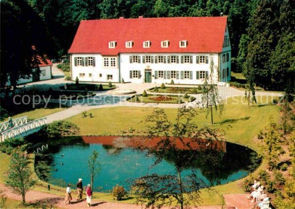 Bad Holzhausen Luebbecke Haus des Gastes mit Kurpark Luftkurort