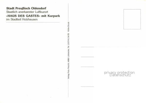 Bad Holzhausen Luebbecke Haus des Gastes mit Kurpark Luftkurort – Bild 2
