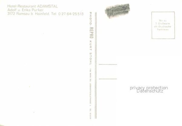 Ramsau Hainfeld Hotel Restaurant Adamstal – Bild 2