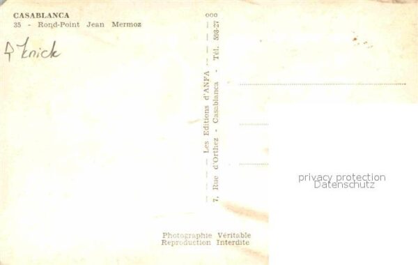 Casablanca Rond-Point Jean Mermoz – Bild 2