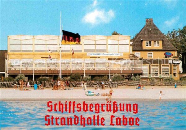 Laboe Schiffsbegrüssung Strandhalle Laboe