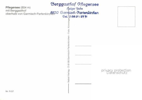 Garmisch-Partenkirchen Pflegersee Berggasthof – Bild 2