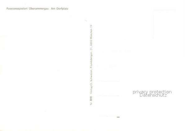 Oberammergau Dorfplatz Hotel Alte Post – Bild 2