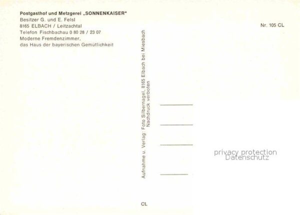 Elbach Miesbach Postgasthof Sonnenkaiser – Bild 2