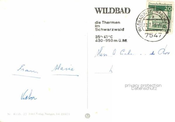 Wildbad Schwarzwald Park Schwimmbad – Bild 2