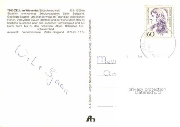 Zell Wiesental Ortspartien – Bild 2