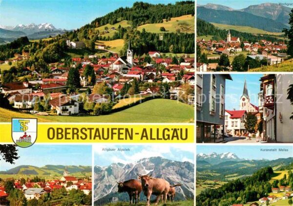 Oberstaufen Fliegeraufnahme Malas Kühe