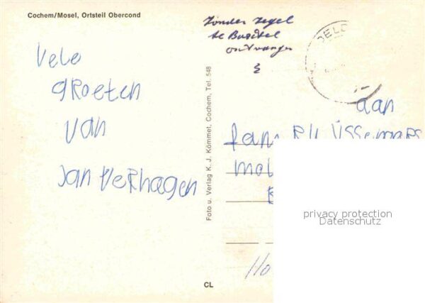 Cochem Mosel Fliegeraufnahme Obercond – Bild 2