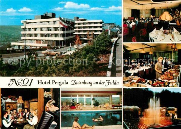 Rotenburg Fulda Hotel Pergola Schwimmbad Brunnen