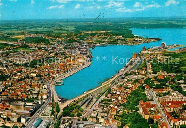 Flensburg Fliegeraufnahme mit Förde