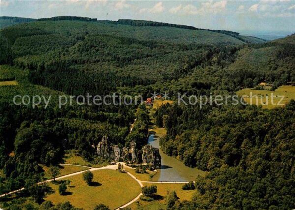 Externsteine Fliegeraufnahme