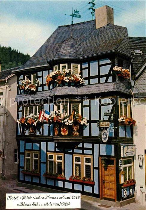 Adenau Ahrweiler Rheinland-Pfalz Hotel Blaue Ecke Fachwerk