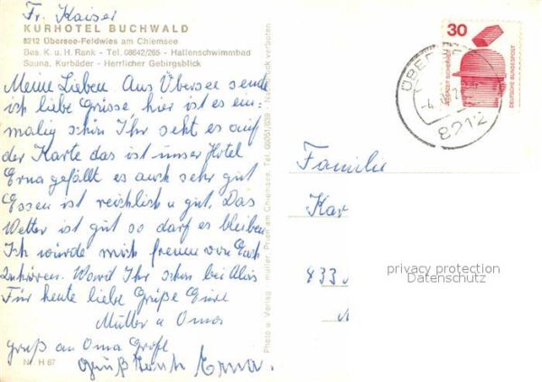 Feldwies Kurhotel Buchwald Übersee Schwimmbad – Bild 2