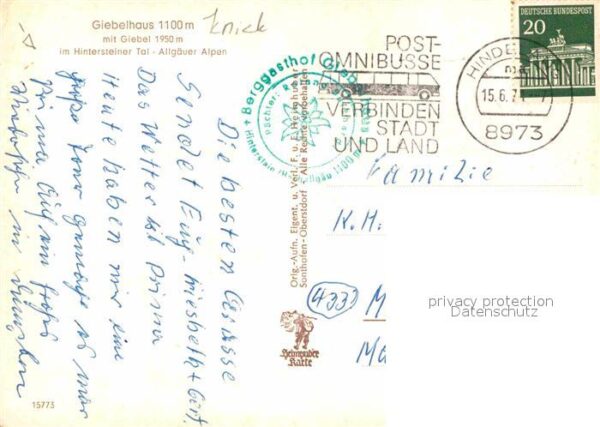 Hinterstein Bad Hindelang Giebelhaus im Hintersteiner Tal – Bild 2