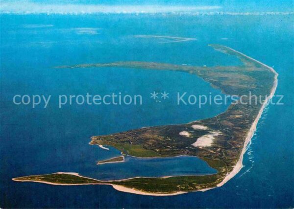 Sylt Fliegeraufnahme Insel von Norden gesehe