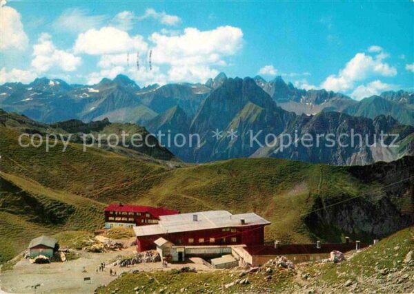 Nebelhorn Bergstation mit Hornbachkette Kratzer K
