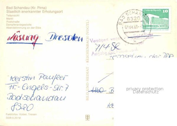 Bad Schandau Markt Poststrasse Elbpartie – Bild 2