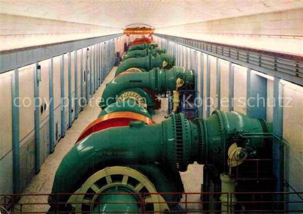 Vianden Salle des Turbines dans la Station de P