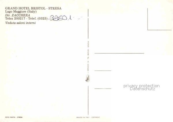Stresa Lago Maggiore Grand Hotel Bristol – Bild 2