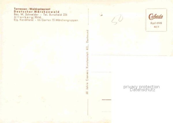 Altenberg Rheinland Restaurant Deutscher Märchenwald – Bild 2
