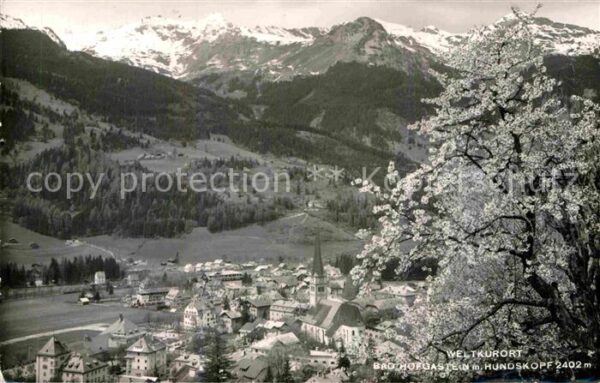Bad Hofgastein Gesamtansicht mit Hundskopf