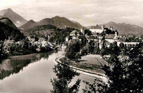 Fuessen Allgaeu Panorama Festung Forggensee