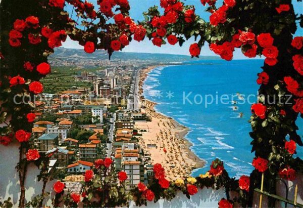 Ascoli Piceno Fliegeraufnahme Strand