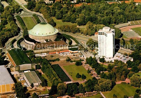 Hannover Fliegeraufnahme Stadthalle Hotel am Sta