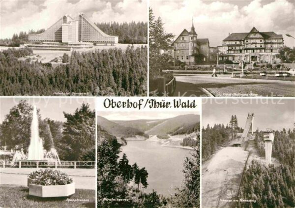 Oberhof Thueringen Interhotel Springbrunnen Sprungschanze