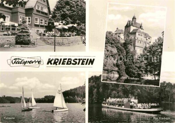 Kriebstein Gaststätte Talsperre Burg Bootsfahrt