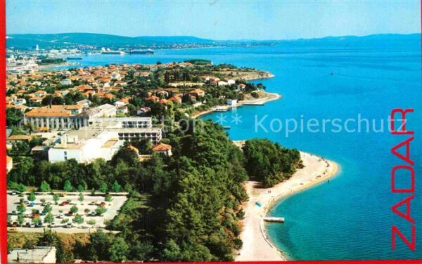 Zadar Zadra Zara Fliegeraufnahme