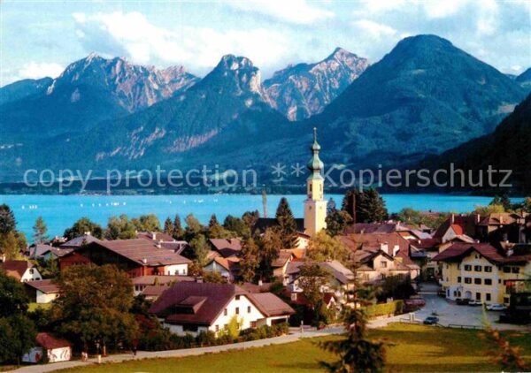 St Gilgen Wolfgangsee Kirche Rettenkogel Sparber Rinnkogel Bl
