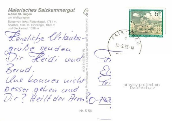 St Gilgen Wolfgangsee Kirche Rettenkogel Sparber Rinnkogel Bl – Bild 2