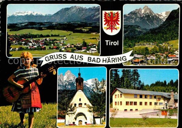 Bad Haering Tirol Panorama Kirche Brunnen